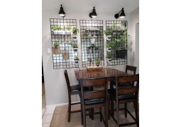 Решітка для дизайну 1,5х1м. d3.5мм, клітина 100х100мм.