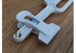 Вішалка-прищіпка для брюк і юбок на 26см (біла)