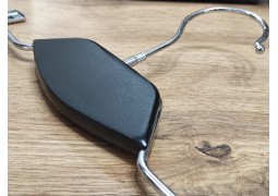 Вішалка-прищіпка хромована з декором 35 см.(чорне дерево)