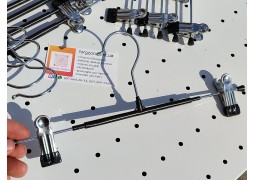 Вішалка з прищіпками 350 мм d4 мм для штанів і спідниць