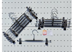 Вішалка з прищіпками 350 мм d4 мм для штанів і спідниць