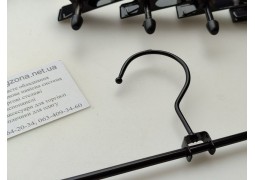 Вішалка-прищіпка металева 30см. (чорна)