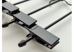 Вішалка-прищіпка металева 30см. (чорна)