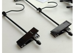 Вішалка-прищіпка металева 30см. (чорна)