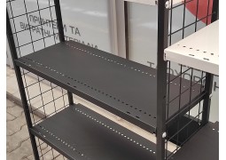 Полиця для модульного стелажа (чорна 9995) - 620х250мм 