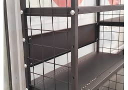 Полиця для модульного стелажа (чорна 9995) - 620х250мм 