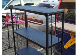 Рамка-опора для сборки модульного стеллажа (чорна 9995) -1540х220мм 