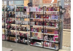 Модульний стелаж-етажерка 1750х620х250 на 5 полиць (чорний)