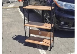 Стелаж модульний 1050х620х300мм.(дуб апалачі +чорн.мет.) 