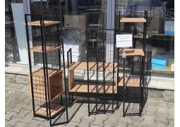 Рамка-опора для збирання модульного стелажа  - 1040х220мм (чорна)