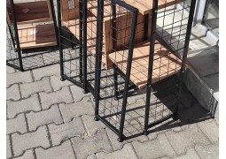 Рамка-опора  модульного стелажа - 1750мм (чорна)