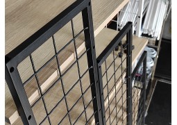 Рамка-опора  модульного стелажа - 1750мм (чорна)