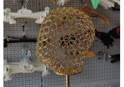 Голова жіноча на підставці, стилізована (світл.золото)