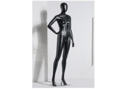 Манекен жіночий чорний матовий 179 см для магазину одягу