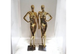 Манекен жіночий, ростовий (золотий)