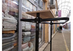 Стійка для одягу L1.0 H1.4 (дві дуги +полиця)