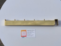 Кронштейн-флейта на перемичку 350мм. пряма, золота