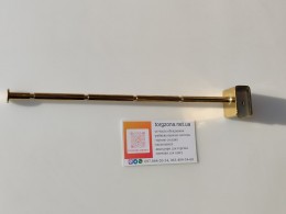 Кронштейн штирьовий на перемичку 250мм. золотий