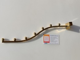 Флейта на перемичку 35см.d8мм золота