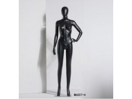 Манекен жіночий безликий W5-3 (чорний мат)