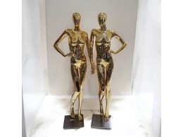 Манекен жіночий, ростовий (золотий)