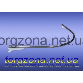 Примірочна кутова, заокруглена 110/110см. в рейкову систему