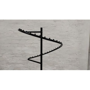 Стійка для одягу "Спіраль" (чорна)