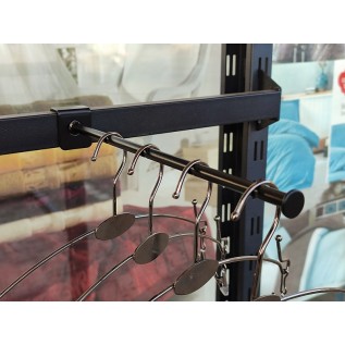 Кронштейн стержневий на прямокутну перемичку L250 (чорний)