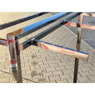 Кронштейн прямий 350мм (хром, нержавійка)