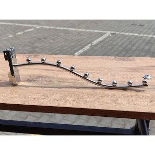 Флейта в рейку 35см. "економ" хромированная