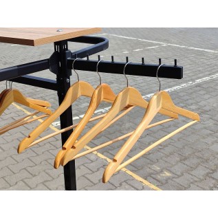 Кронштейн в рейку прямий 35см. (чорний)