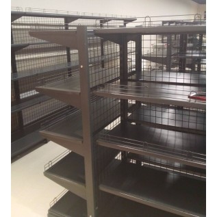 Стелаж двостороній на 5 полиць H1600xL960 (RAL9995)