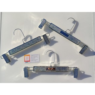 .Прищіпка джинсова з хромованою планкою на 31 см.