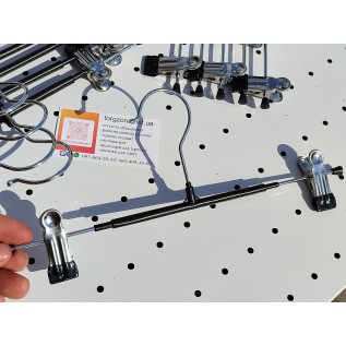 Вішалка з прищіпками 350 мм d4 мм для штанів і спідниць