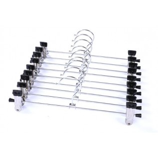 Вішалка-прищіпка (хром) 35 см./ упаковка 10 шт.