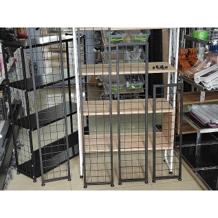 Рамка-опора для сборки модульного стеллажа  - 750х220мм (черная)