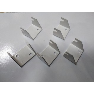 Кріплення для сітки, фіксатор торгової решітки (колір білий)