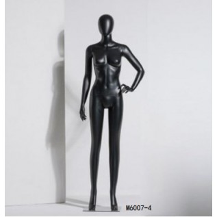 Манекен жіночий безликий W5-3 (чорний мат)