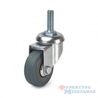 Ролик поворотний з різьбою М10, d-50 (для заміни регульованих опор)