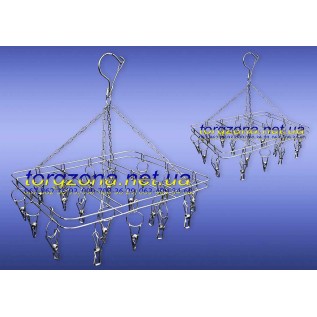 Вертушка підвісна (квадратна) на 20 прищіпок 